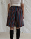BASERANGE 25 Early Spring STAVE Shorts BAS-SHST-PO-SP25-DTW Multi-Stripes